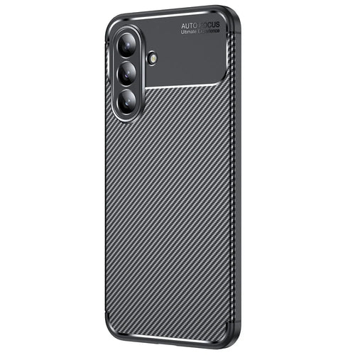 For Samsung Galaxy A36 5G Case Carbon Fiber Texture TPU Phone Cover Heat Dissipation - 1