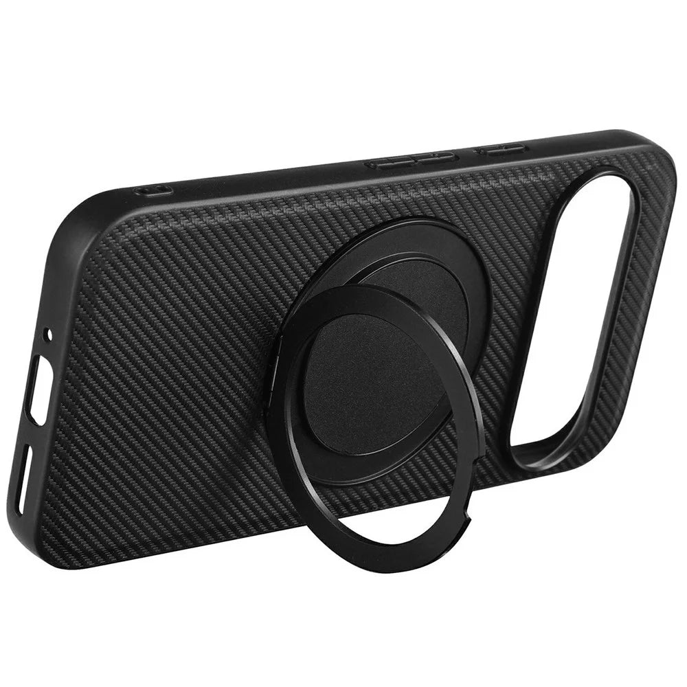 VILI TCY Series for Google Pixel 9 Magnetic Phone Case Ring Kickstand PC+TPU Back Cover - 4