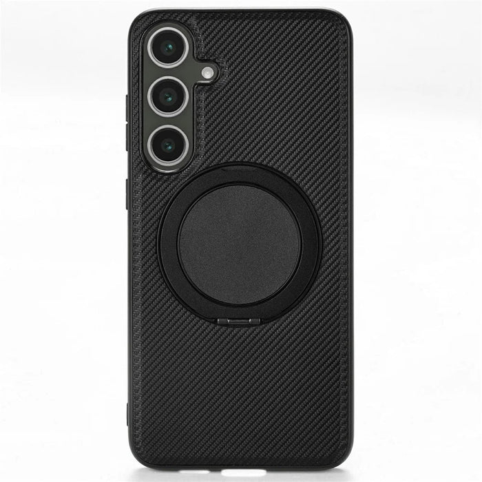 VILI TCY Series for Samsung Galaxy S24 Magnetic Phone Case Ring Kickstand PC+TPU Back Cover - 2