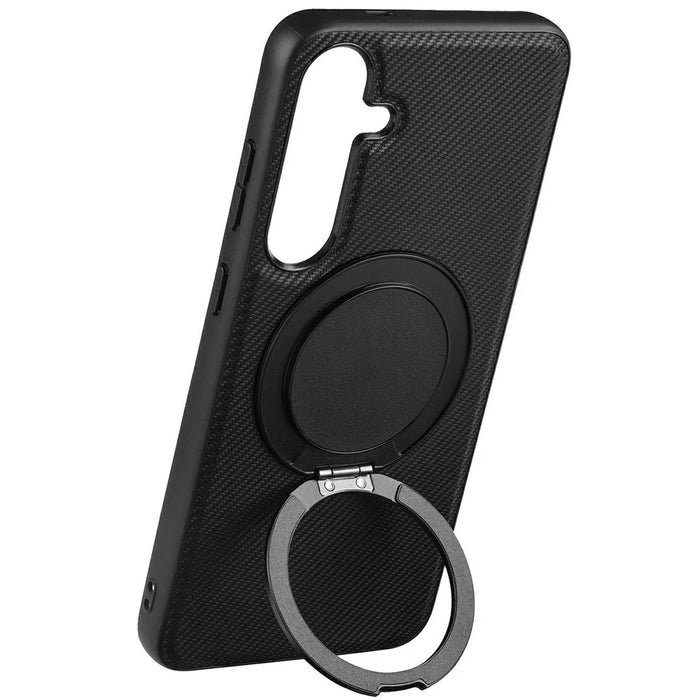 VILI TCY Series for Samsung Galaxy S24+ Magnetic Phone Case Ring Kickstand PC+TPU Back Cover - 3