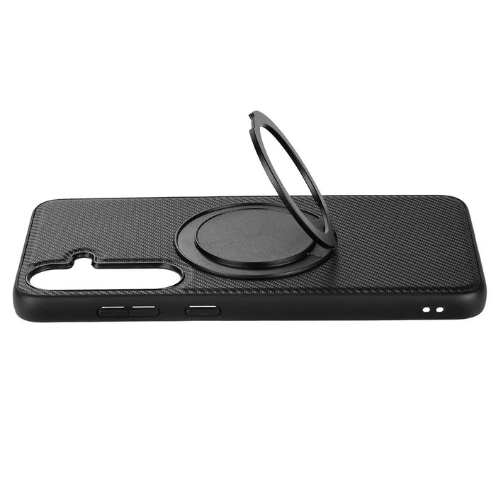 VILI TCY Series for Samsung Galaxy S24+ Magnetic Phone Case Ring Kickstand PC+TPU Back Cover - 5