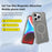 For iPhone 14 Pro Max Case Compatble with MagSafe Skin-Touch TPU+PC Phone Cover - Grey - 2