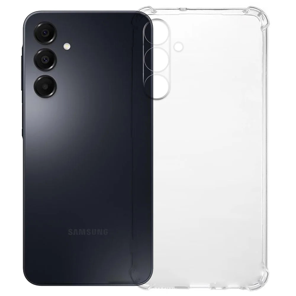 KALEBOL For Samsung Galaxy A16 4G / Galaxy A16 5G Clear Phone Case  1.5mm TPU Shockproof Phone Cover - Transparent - 1