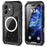 SHELLBOX M Series For iPhone 16 IP68 Waterproof Case Metal Diving Phone Cover Compatible with MagSafe - Black - 1