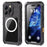 SHELLBOX M Series For iPhone 16 Pro IP68 Waterproof Case Metal Diving Phone Cover Compatible with MagSafe - Black - 2
