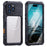 SHELLBOX M Series For iPhone 16 Pro Max IP68 Waterproof Case Metal Diving Phone Cover Compatible with MagSafe - Black - 2