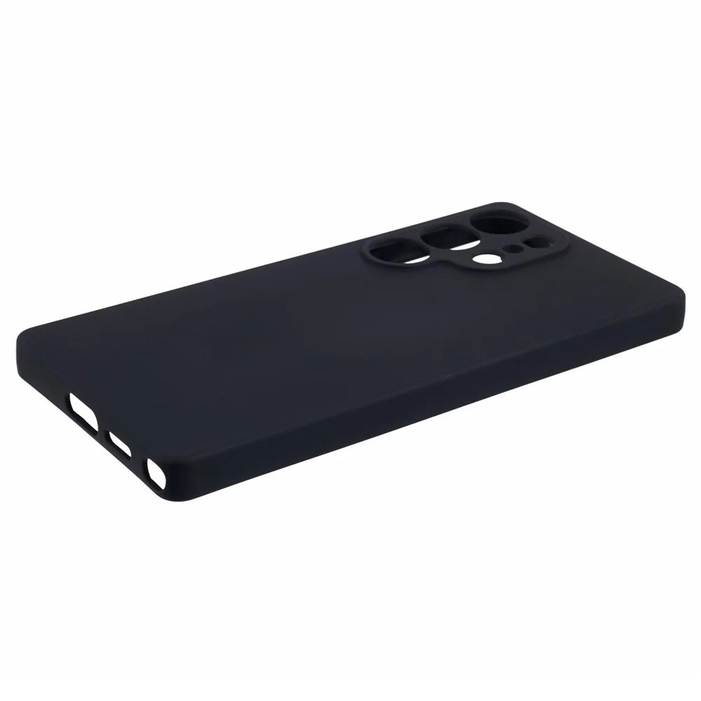 X-LEVEL For Samsung	Galaxy S25 Ultra Case Soft TPU Anti-Scratch Fiber Lining Phone Cover - Black - 5