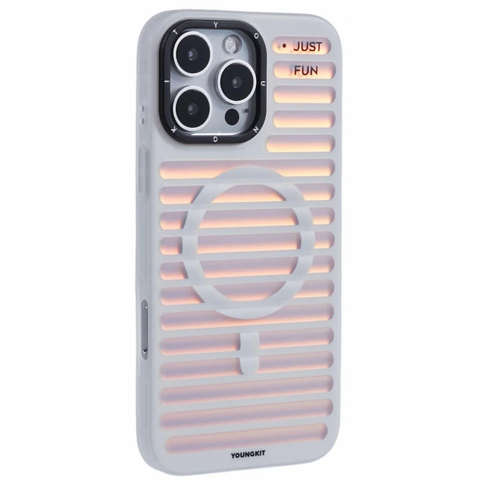 YOUNGKIT For iPhone 16 Pro Max Case Compatible with MagSafe Colorful Matte TPU Phone Cover - White - 2