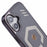 KIGC For iPhone 16 Case Compatible with MagSafe Leather+PC+TPU Phone Cover - Grey - 7
