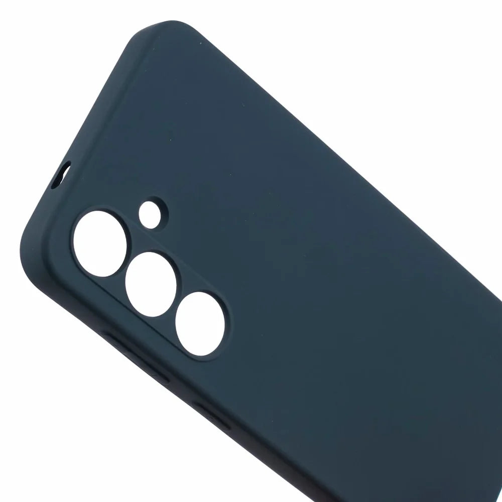 X-LEVEL For Samsung	Galaxy S25 Case Soft TPU Anti-Scratch Fiber Lining Phone Cover - Dark Blue - 6
