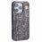 KIGC For iPhone 16 Pro Case Compatible with MagSafe Snake Texture Leather+PC+TPU Back Cover - Grey - 1