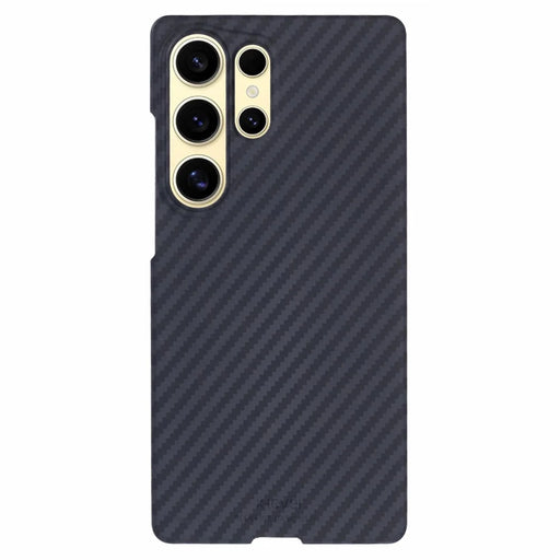 X-LEVEL For Samsung Galaxy S25 Ultra Case Camera Protection Hard PC Phone Cover Carbon Fiber Texture - 1