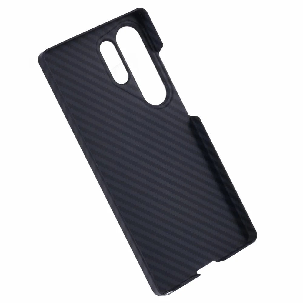 X-LEVEL For Samsung Galaxy S25 Ultra Case Camera Protection Hard PC Phone Cover Carbon Fiber Texture - 5