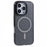 KIGC For iPhone 16 Pro Case Compatible with MagSafe Epoxy Design Kickstand TPU+PC Phone Back Cover - Black - 3