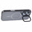 KIGC For iPhone 16 Pro Case Compatible with MagSafe Epoxy Design Kickstand TPU+PC Phone Back Cover - Black - 5