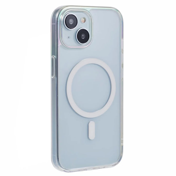 KIGC For iPhone 15 Case Compatible with MagSafe Dazzling Color TPU+PC Phone Back Cover - Colorful - 1