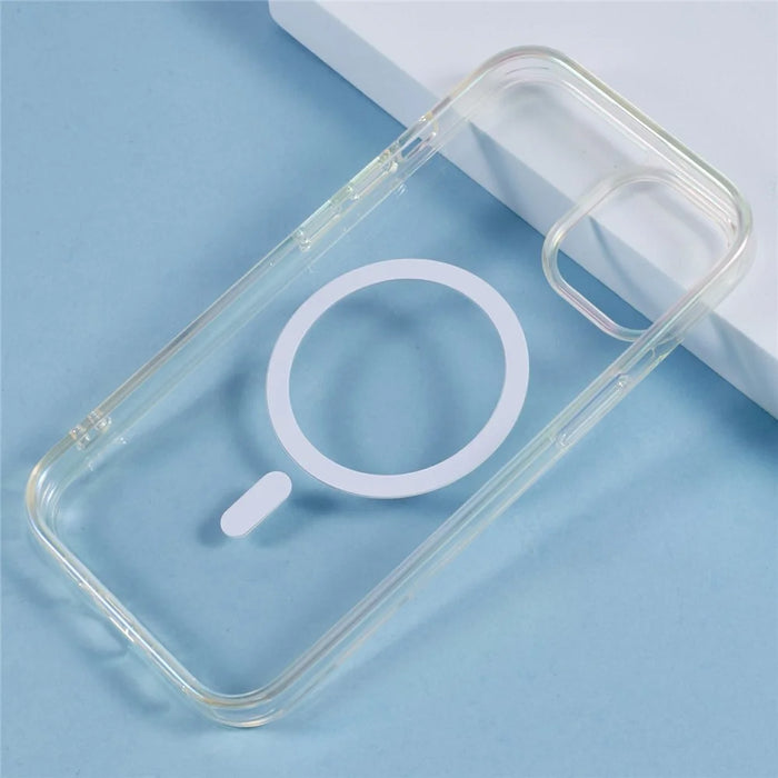 KIGC For iPhone 15 Case Compatible with MagSafe Dazzling Color TPU+PC Phone Back Cover - Colorful - 7