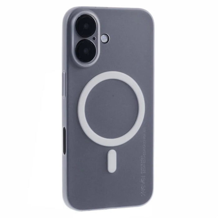 X-LEVEL For iPhone 16 Case Compatible with MagSafe Hard PP Matte Phone Cover 0.18mm Ultra Thin - Transparent - 1
