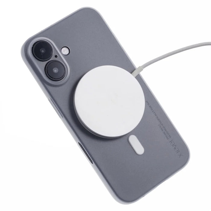 X-LEVEL For iPhone 16 Case Compatible with MagSafe Hard PP Matte Phone Cover 0.18mm Ultra Thin - Transparent - 4