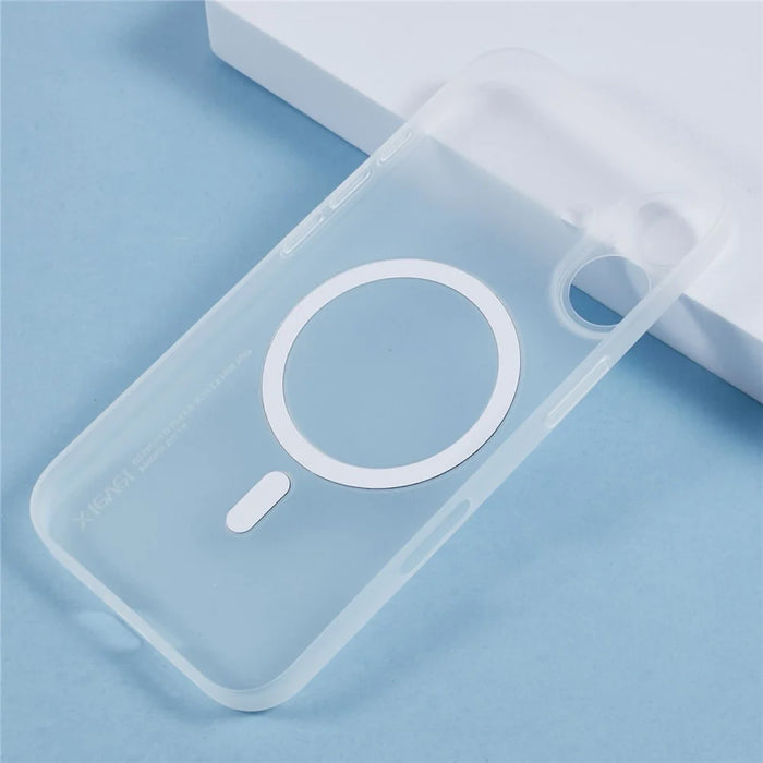 X-LEVEL For iPhone 16 Case Compatible with MagSafe Hard PP Matte Phone Cover 0.18mm Ultra Thin - Transparent - 6