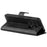 For OnePlus 13 Stand Case Anti-Scratch Calf Texture Leather Phone Cover - Black - 4