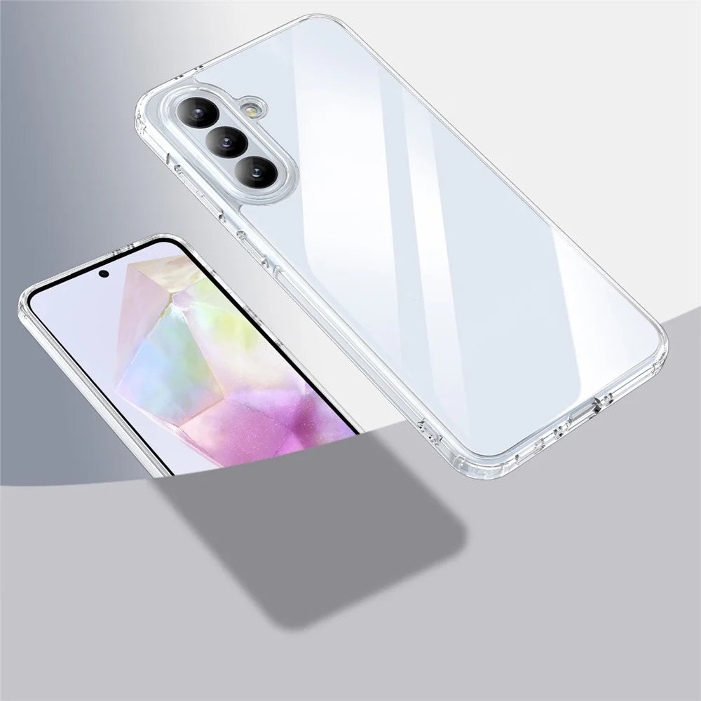 For Samsung Galaxy A36 5G Case PC+TPU Phone Cover Airbag Protection - Transparent - 5