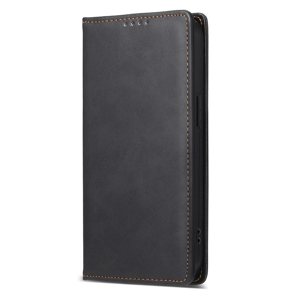 DF-05 For Samsung Galaxy A36 5G Wallet Case RFID Blocking PU Leather Phone Cover - Black - 7