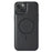 MAGKING K1 Series For iPhone 13 Magnetic Case PC+TPU+PU Leather Phone Cover - Black - 1