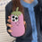 For iPhone 15 Pro Max Case Cartoon Smile Eggplant Soft Silicone Phone Cover - 2