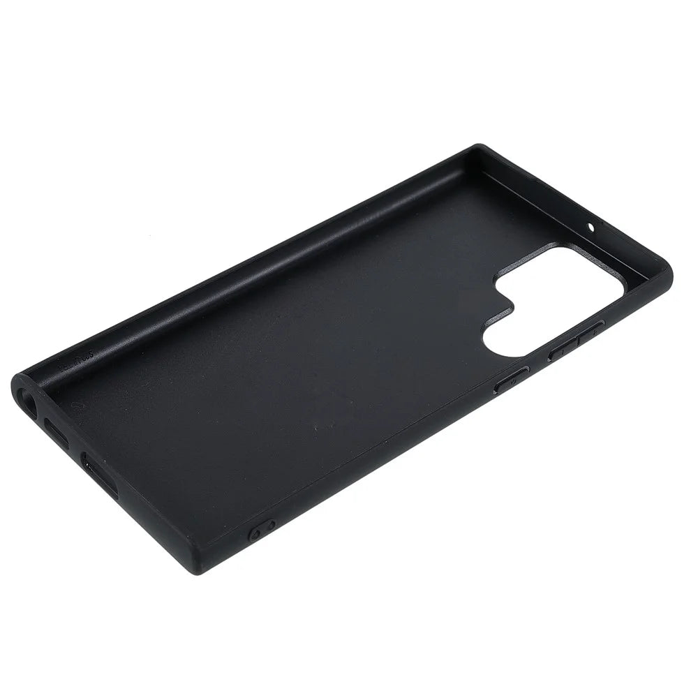 X-LEVEL Bojue-3 Series For Samsung Galaxy S25 Ultra Case Leather Coated PC+TPU Phone Back Cover - Blue - 7