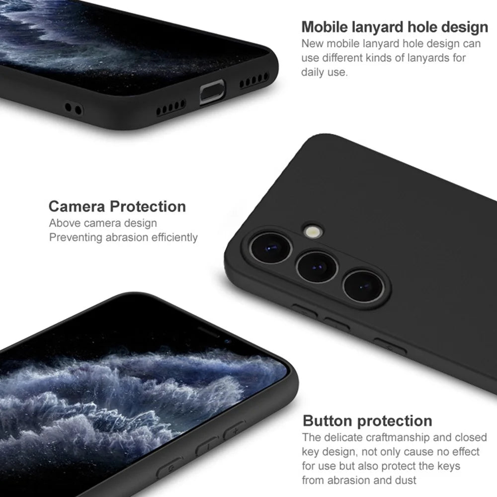 IMAK UC-3 Series for Samsung Galaxy S25+ Case Matte Anti-Fingerprint Soft TPU Cover - 6
