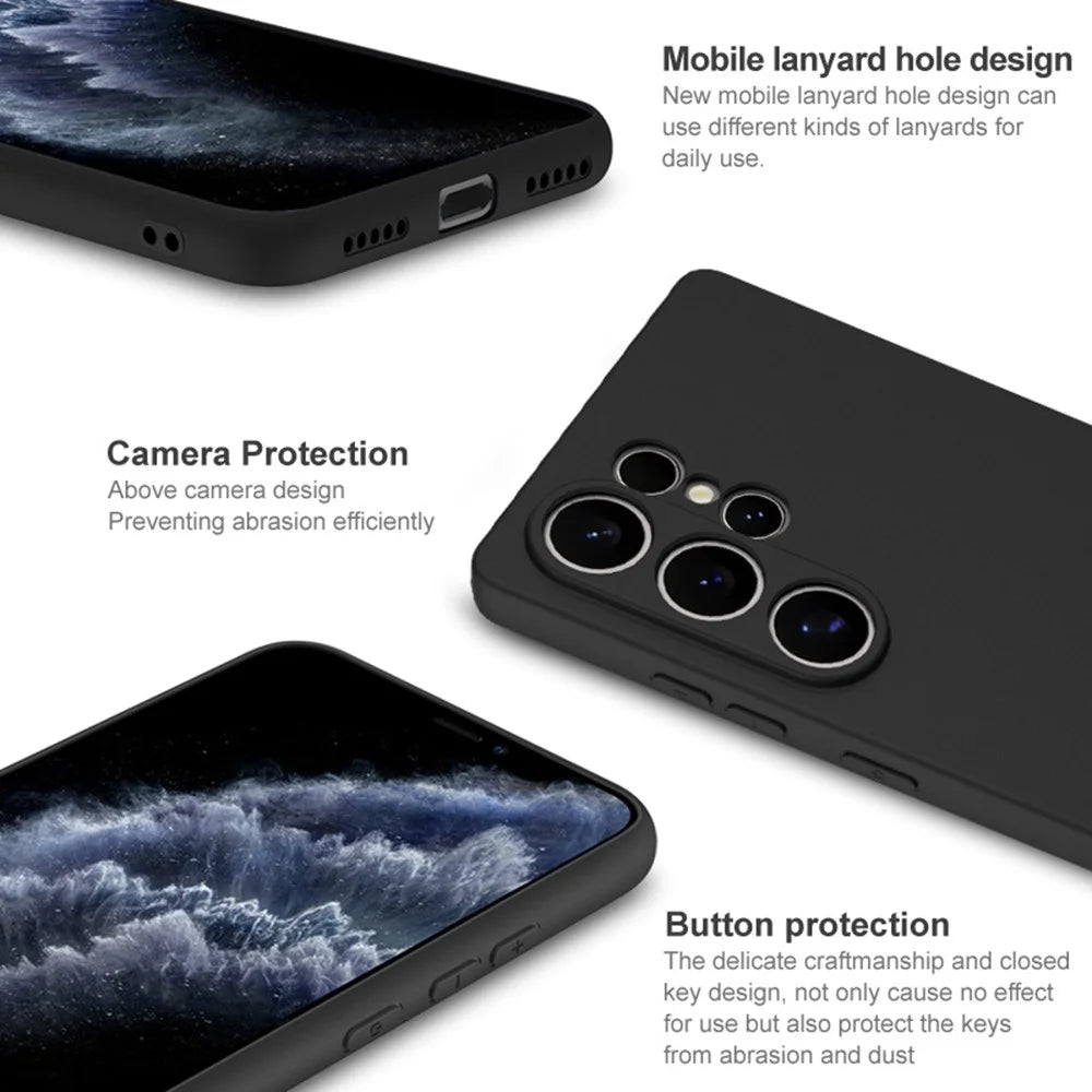 IMAK UC-3 Series for Samsung Galaxy S25 Ultra Case Matte Anti-Fingerprint Soft TPU Cover - 6