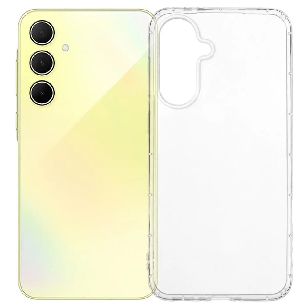 Transparent TPU Cover For Samsung Galaxy A37 5G / A56 5G / A36 5G Phone Case Airbag Protection (Big Rear Lens Hole) - 1