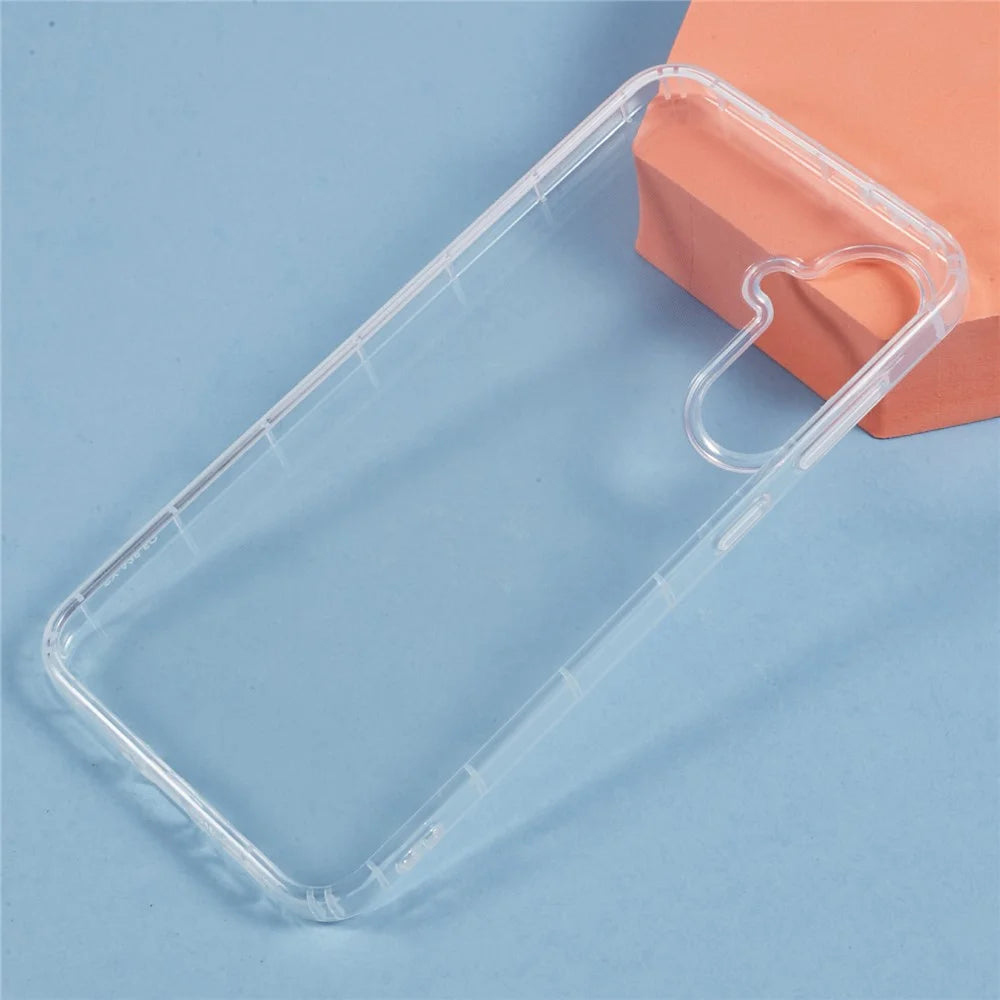 Transparent TPU Cover For Samsung Galaxy A37 5G / A56 5G / A36 5G Phone Case Airbag Protection (Big Rear Lens Hole) - 3