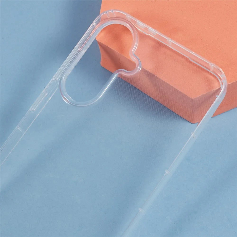 Transparent TPU Cover For Samsung Galaxy A37 5G / A56 5G / A36 5G Phone Case Airbag Protection (Big Rear Lens Hole) - 5