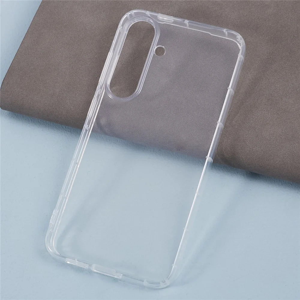 For Samsung Galaxy S25 Transparent TPU Cover Phone Case Airbag Protection (Big Rear Lens Hole) - 3