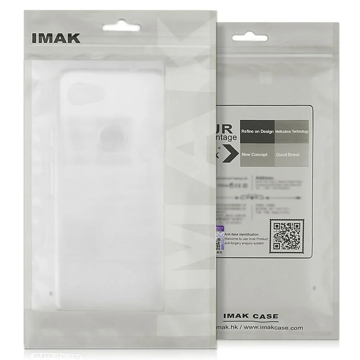 IMAK UX-4 Series For iPhone 15 Case Straight Frame Four Corner Shockproof Clear TPU Cover - 7