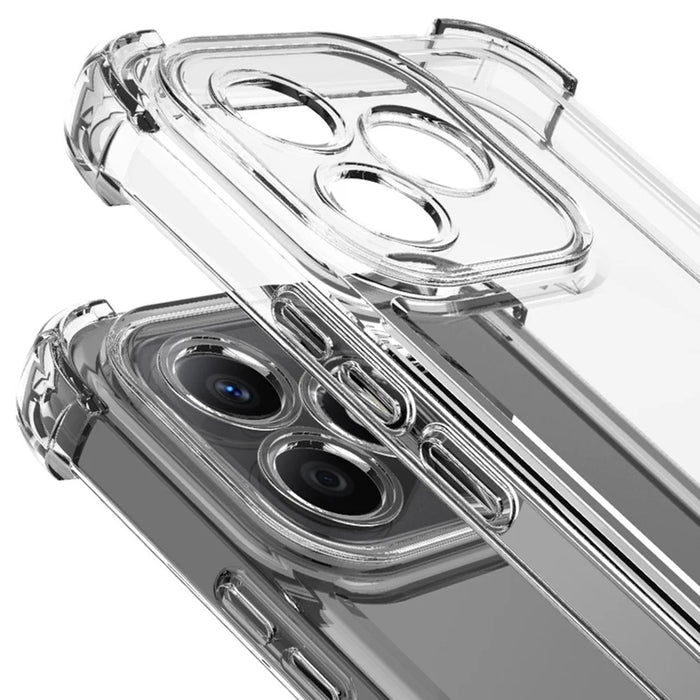 IMAK UX-4 Series For iPhone 15 Pro Case Straight Frame Four Corner Shockproof Clear TPU Cover - 4
