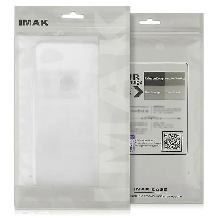 IMAK UX-4 Series For iPhone 15 Pro Case Straight Frame Four Corner Shockproof Clear TPU Cover - 7