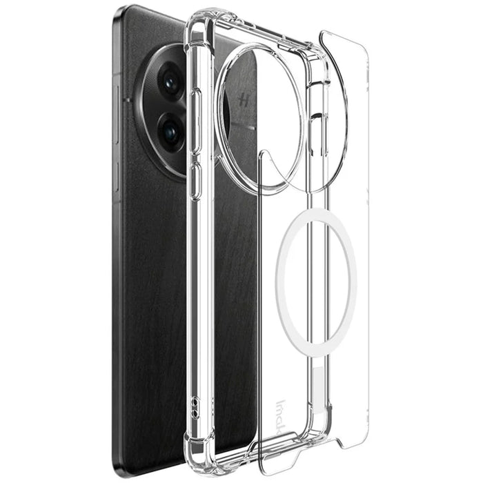 IMAK For OnePlus 13 Clear Magnetic Case Shockproof PC+TPU Phone Cover - 5