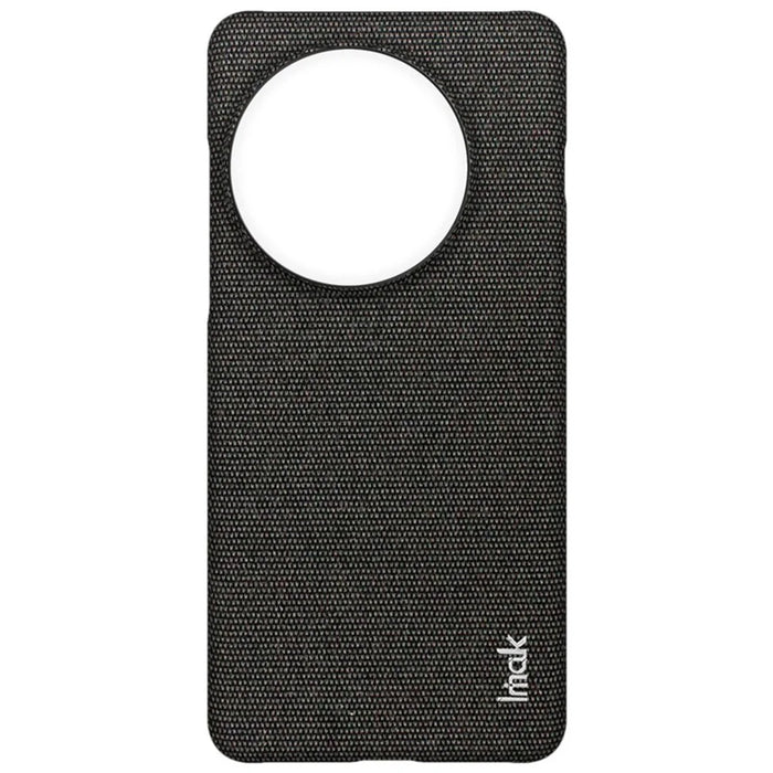 IMAK Ruiyi Series for OnePlus 13 Case Fabric Texture Leather+PC Phone Back Cover - Black - 5
