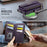 CASEME For Samsung Galaxy S24 Case  C39 RFID Blocking Zipper Wallet Stand Leather Cover with Strap - Purple - 7