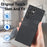For Samsung Galaxy S25 Ultra Case Shockproof Slim Retro Leather Phone Back Cover - Black - 6