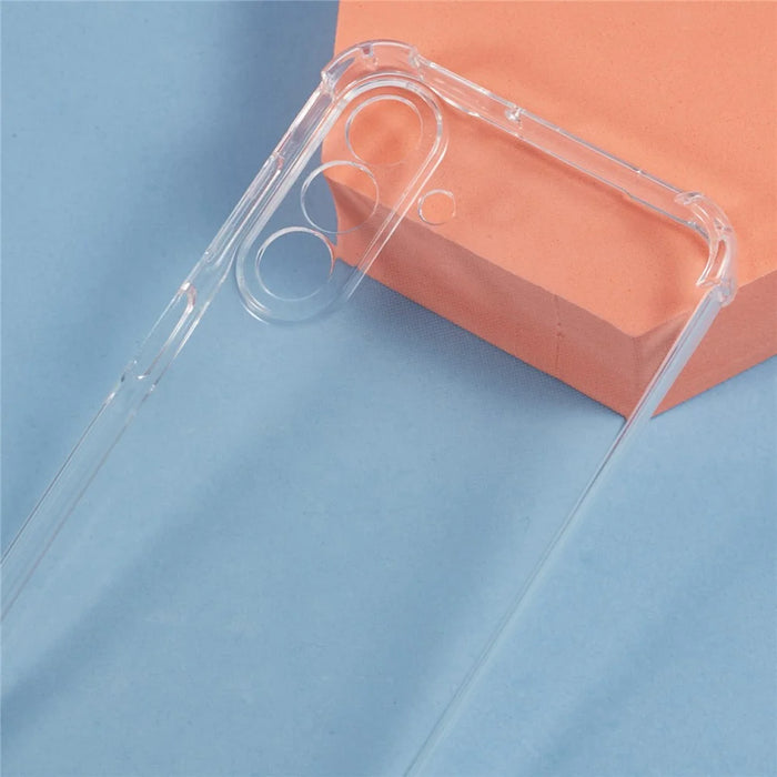 For Samsung Galaxy A26 5G Case Reinforced Corner TPU Clear Phone Cover with Lanyard - 4