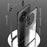 For OnePlus 13 Matte Case Aluminium Alloy+PC Phone Cover Pop-Up Snap Lock - Black - 4