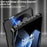 For OnePlus 13 Matte Case Aluminium Alloy+PC Phone Cover Pop-Up Snap Lock - Black - 5