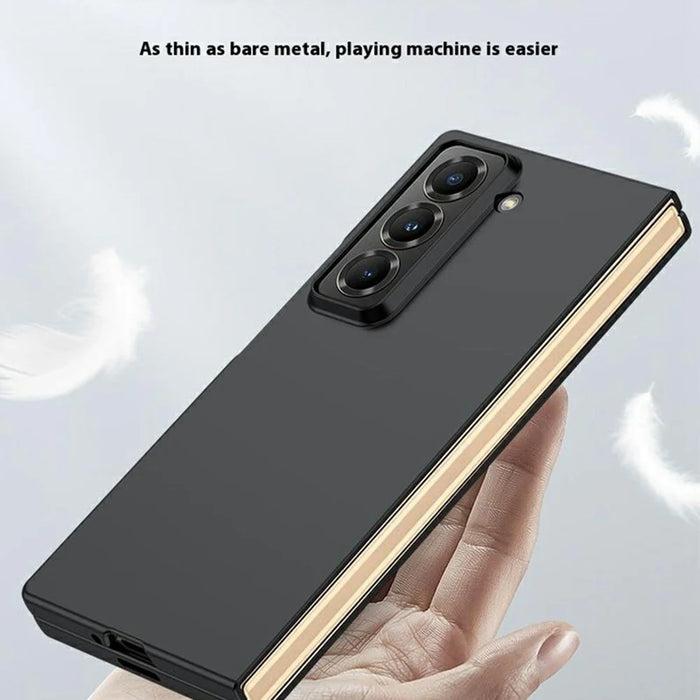 For Samsung Galaxy Z Fold Special / W25 Case Skin-Touch Hard PC Phone Cover - Black - 2