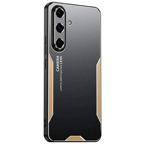 For Samsung Galaxy A16 4G / 5G Phone Case Aluminium Alloy TPU PC Back Cover - Gold - 1