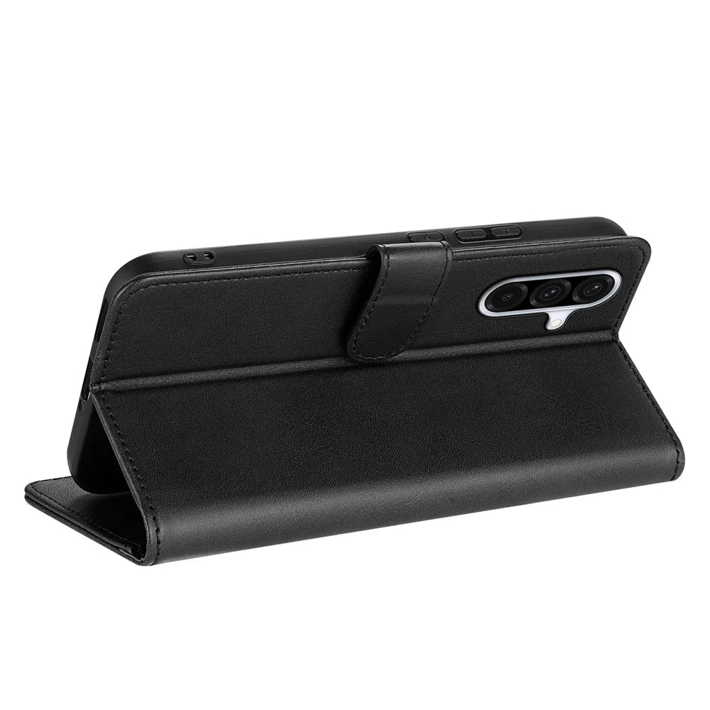 AZNS For Samsung Galaxy A36 5G Case PU Leather Wallet Phone Cover - Black - 4