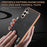 AZNS For Samsung Galaxy A36 5G Case Electroplating Crocodile Texture PU+TPU Phone Cover - Black - 3